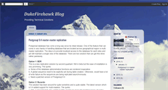 Desktop Screenshot of blog.dukefirehawk.com